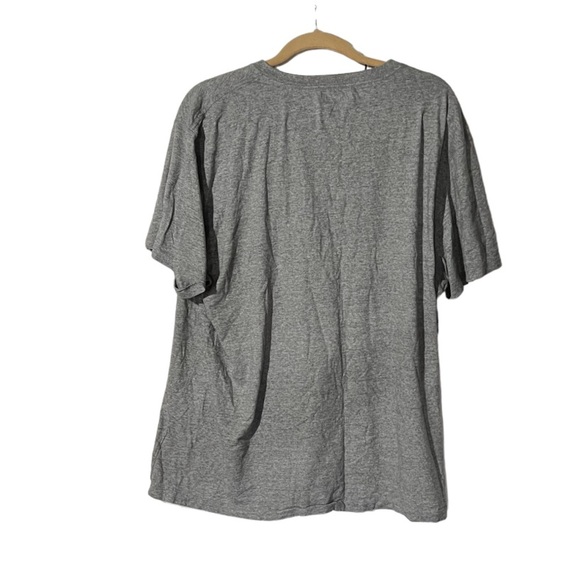 American Eagle Henley Tee Short Sleeve Super Soft Gray Size XXL - Picture 2 of 5